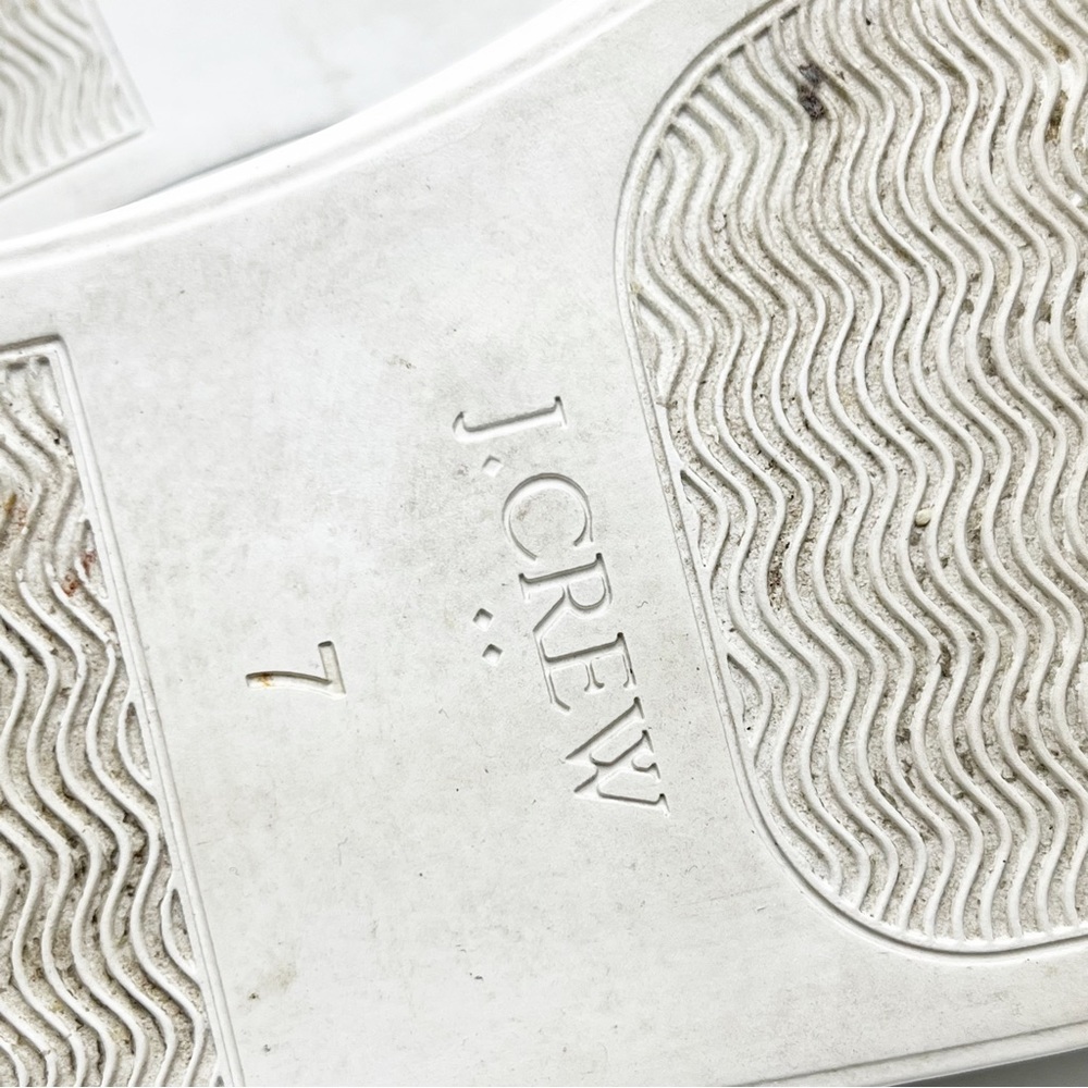 J. CREW Factory Gingham Plaid Lace Up Canvas Shoes, Size 7 - Picture 3 of 10